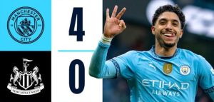 مانشستر سيتي يكتسح نيوكاسل برباعية نظيفة في الدوري الإنجليزي