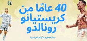 كريستيانو رونالدو يحتفل بعامه الأربعين ويواصل تحطيم الأرقام القياسية